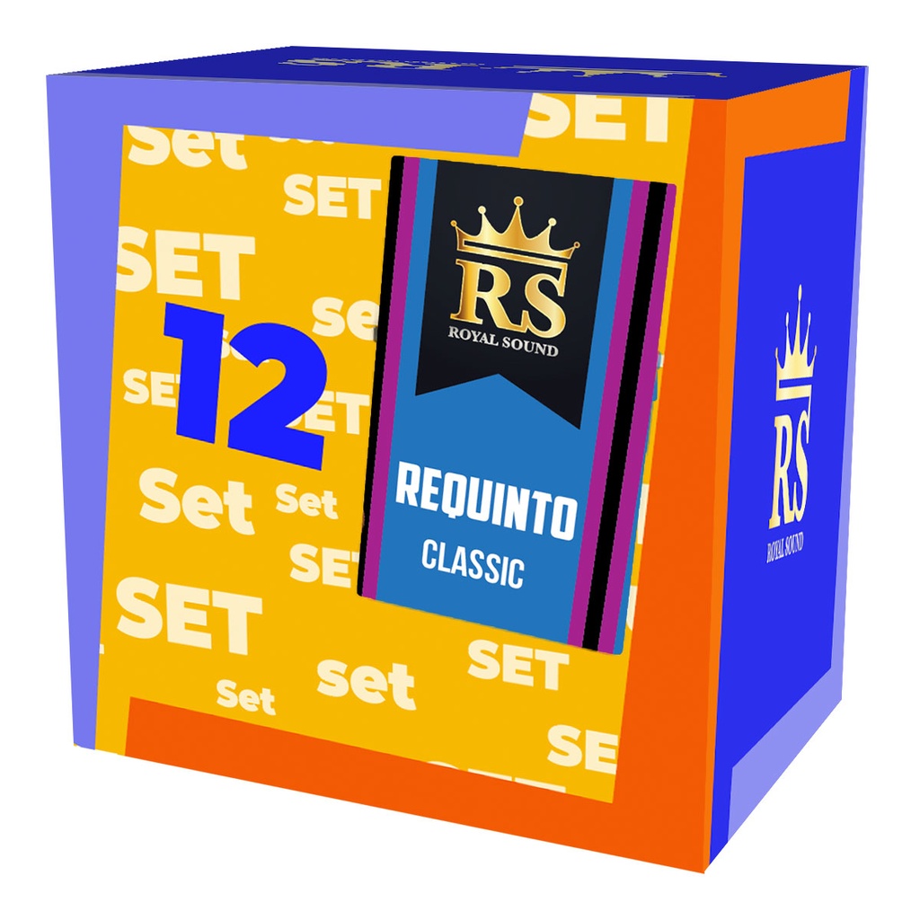 Set 12-Requinto-RQN1-TM-Nickel Plated