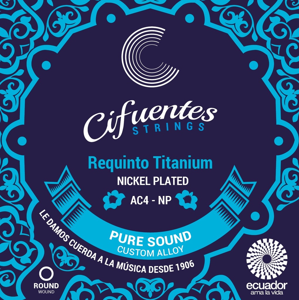 Juego-Requinto-AC4-TA-Nickel Plated