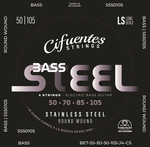 [BE7-SS-BJ-50-105-J4-CS] Juego-Bajo Electrico-BE4-50-105-Stainless Steel