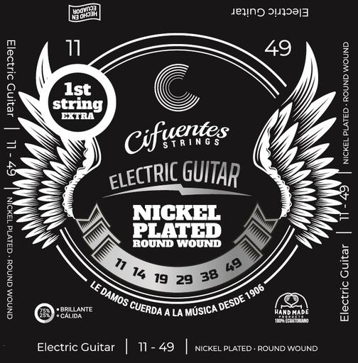 [AC11-NP-GE-11-49-J6-CS] Juego-Electrica-AC11-11-49-Nickel Plated 